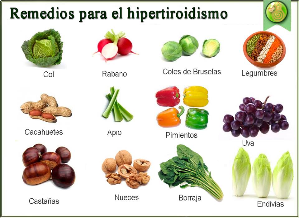Alimentos que favorecen el hipotiroidismo